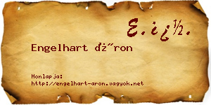 Engelhart Áron névjegykártya