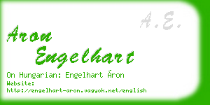 aron engelhart business card